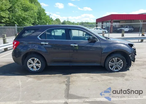 2016 Chevrolet Equinox Ls из США, поврежденный, VIN 2GNALBEKXG6348950